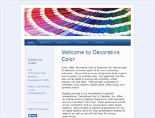 Tablet Screenshot of deccolor.com